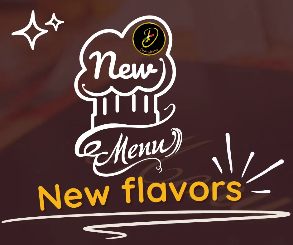 new menu dolceitalia