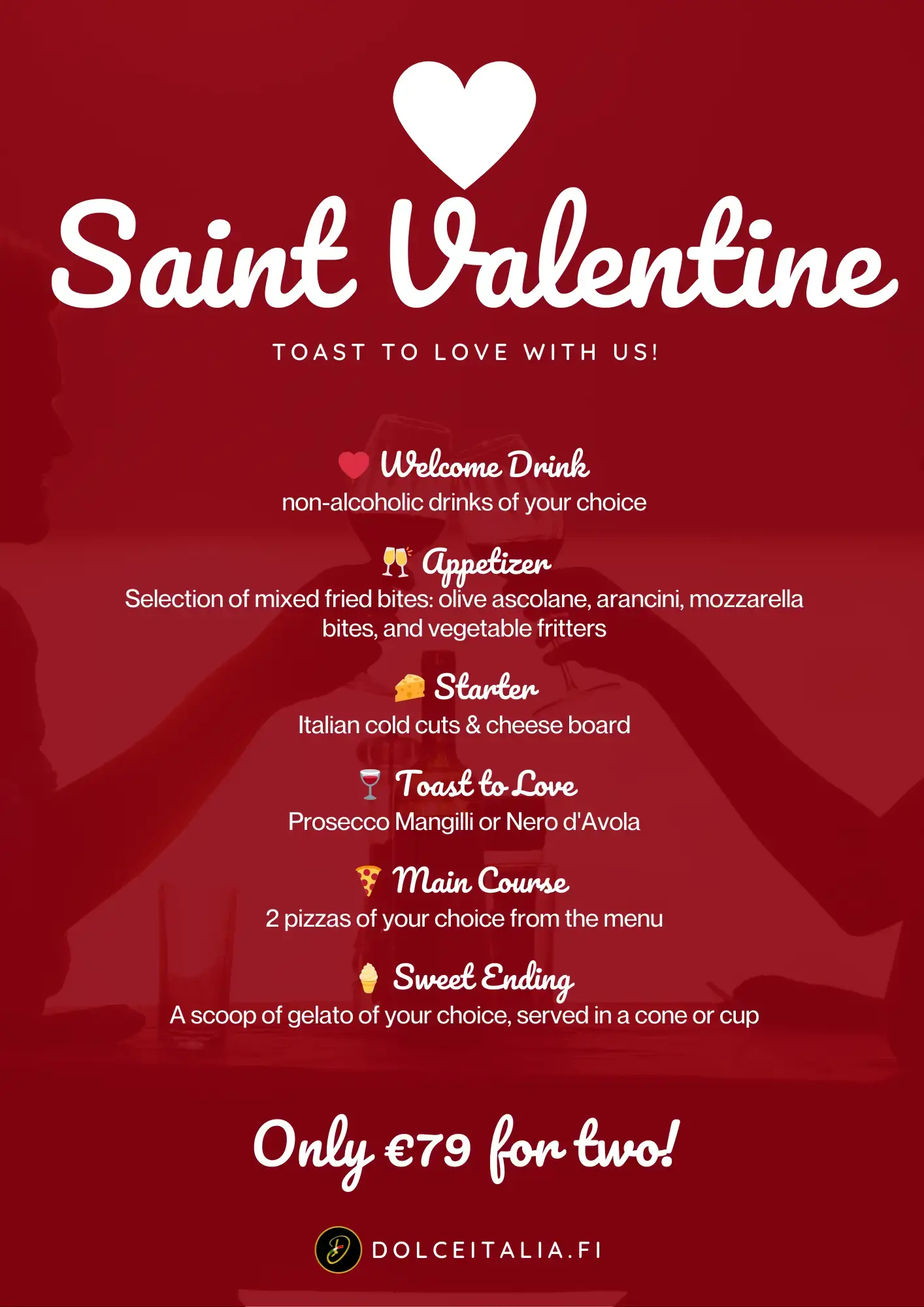 menu saint valentine 2025 helsinki