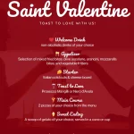 menu saint valentine 2025 helsinki