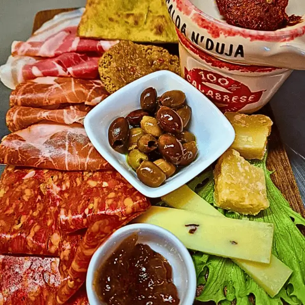 Italian aperitif with food in Helsinki