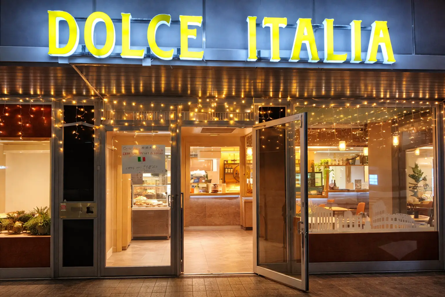 Restaurant team working together